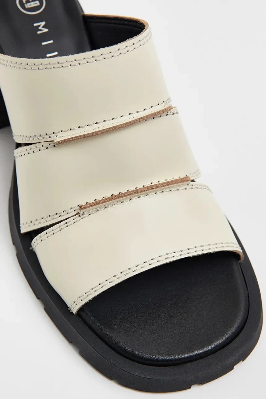 Кожаные шлепанцы Jadzia - фото 4