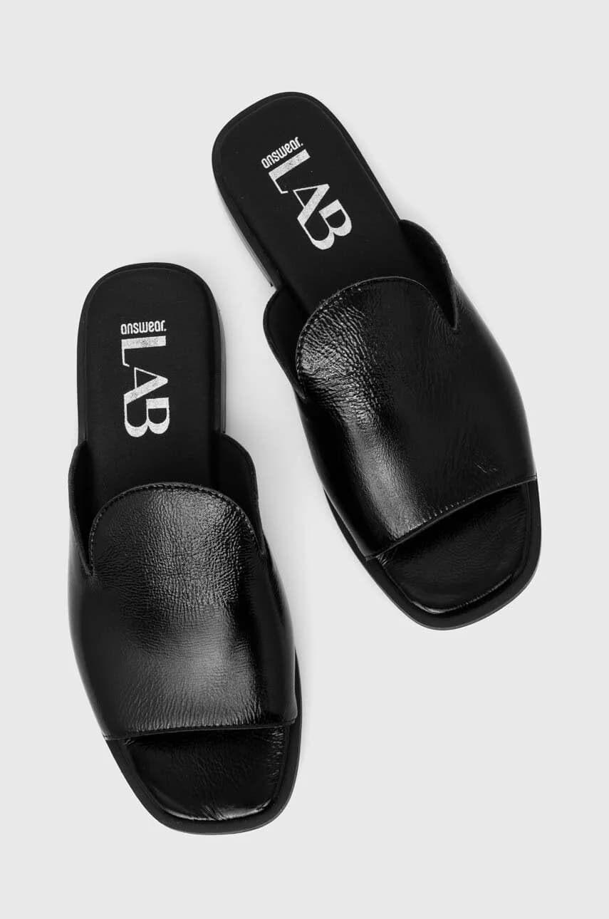 Кожаные шлепанцы - фото 3