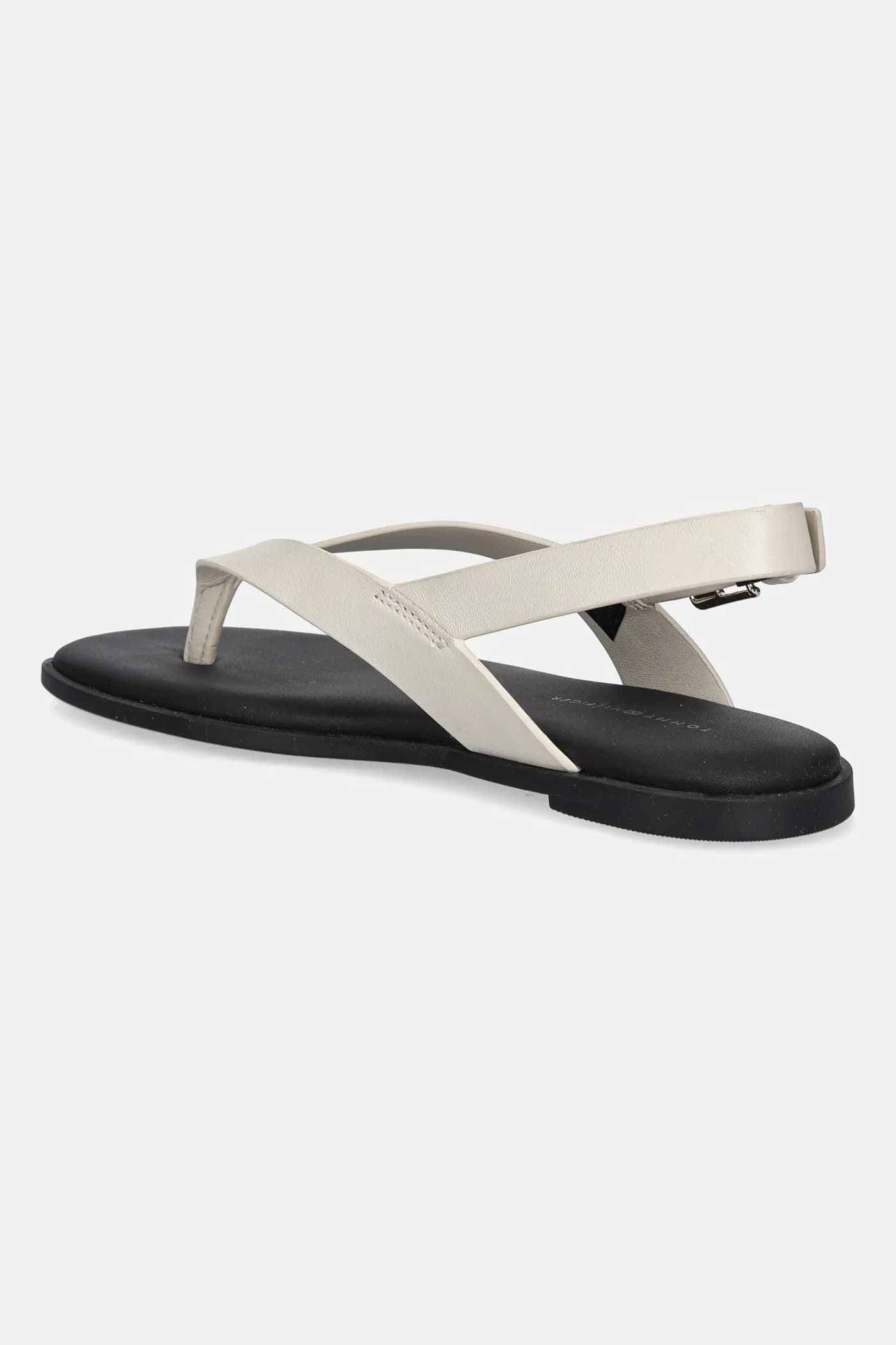 Кожаные сандалии COLOR BLOCK THONG FLAT SANDAL - фото 3