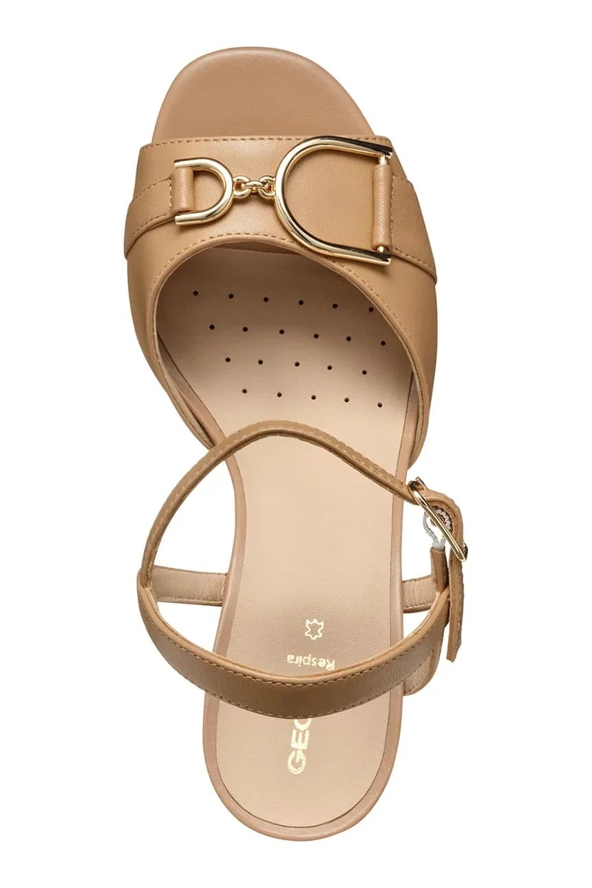 Кожаные сандалии D NEW ERAKLIA 80 A - фото 5