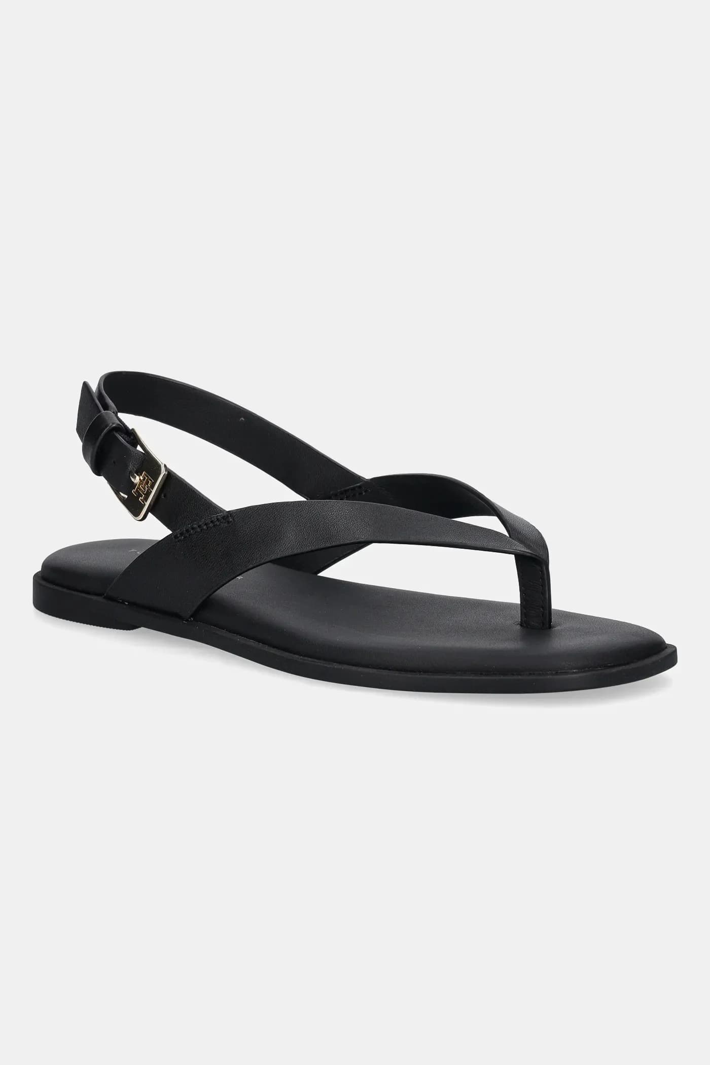 Кожаные сандалии COLOR BLOCK THONG FLAT SANDAL