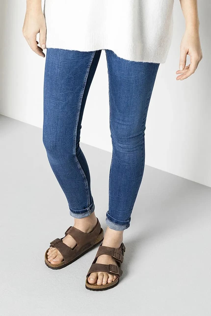 кожаные сандалии Milano - фото 7