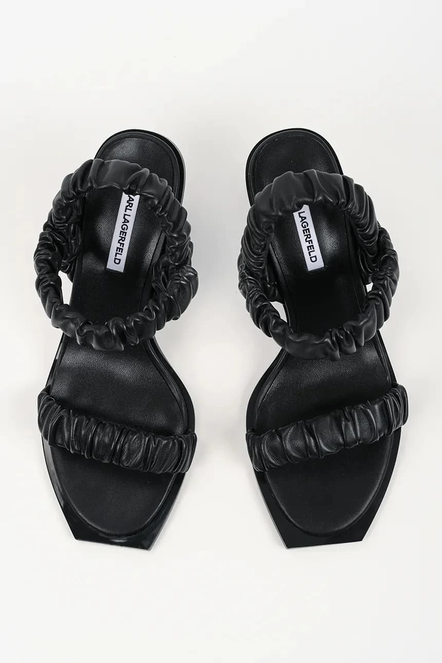 кожаные босоножки Karl Nft Heel - фото 4