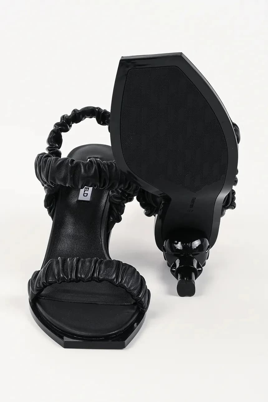 кожаные босоножки Karl Nft Heel - фото 5