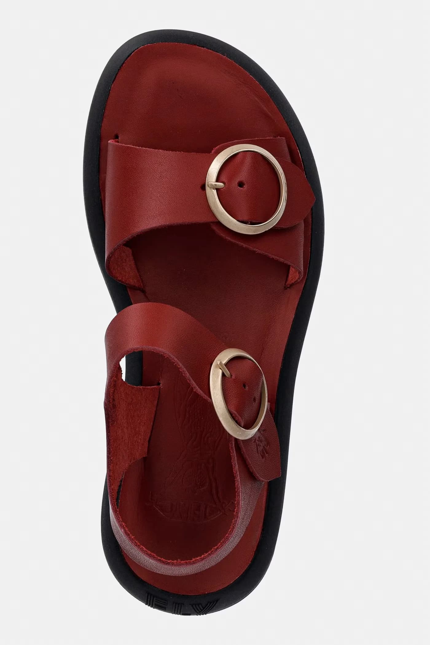 Кожаные сандалии BUNK604FLY - фото 4