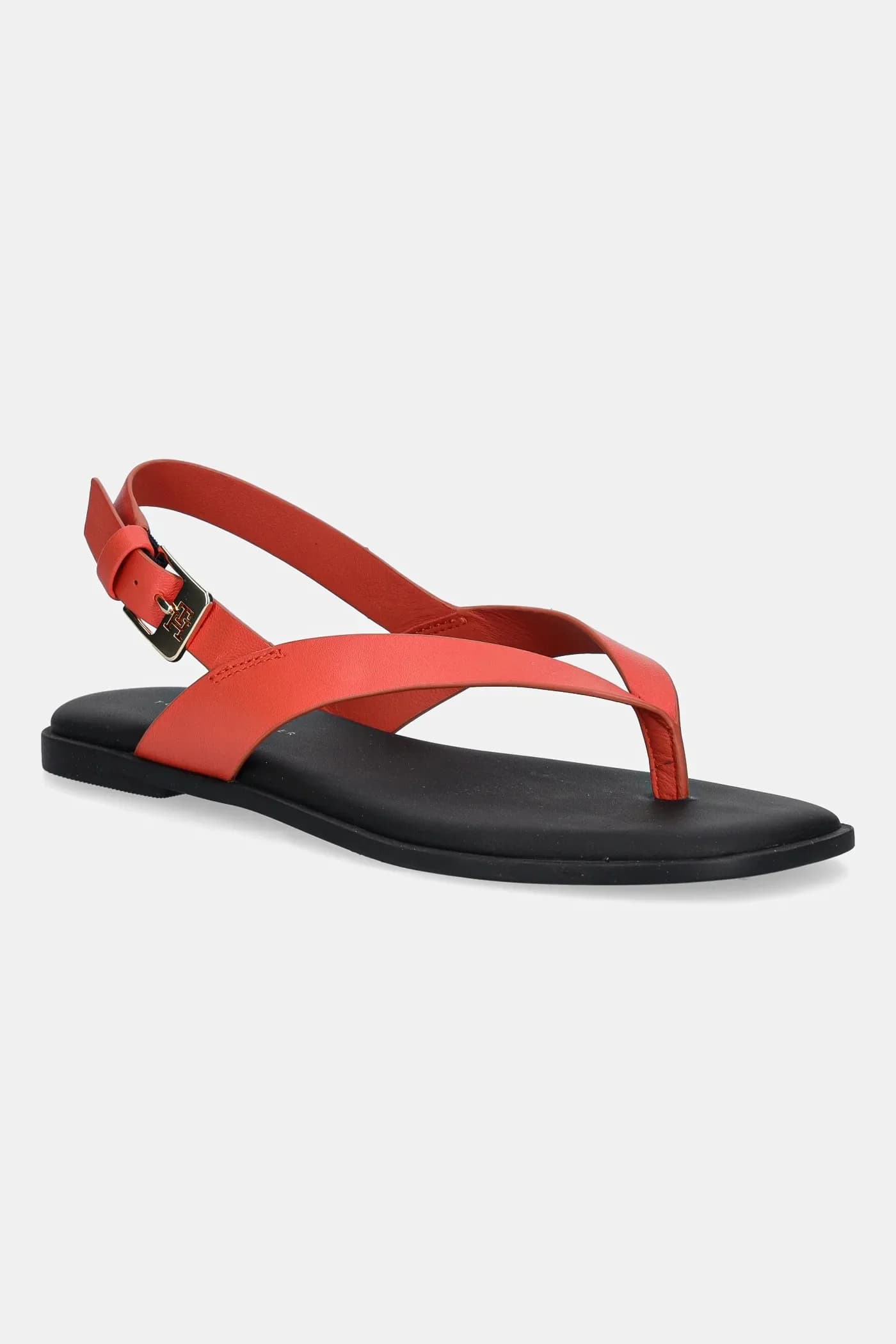 Кожаные сандалии COLOR BLOCK THONG FLAT SANDAL