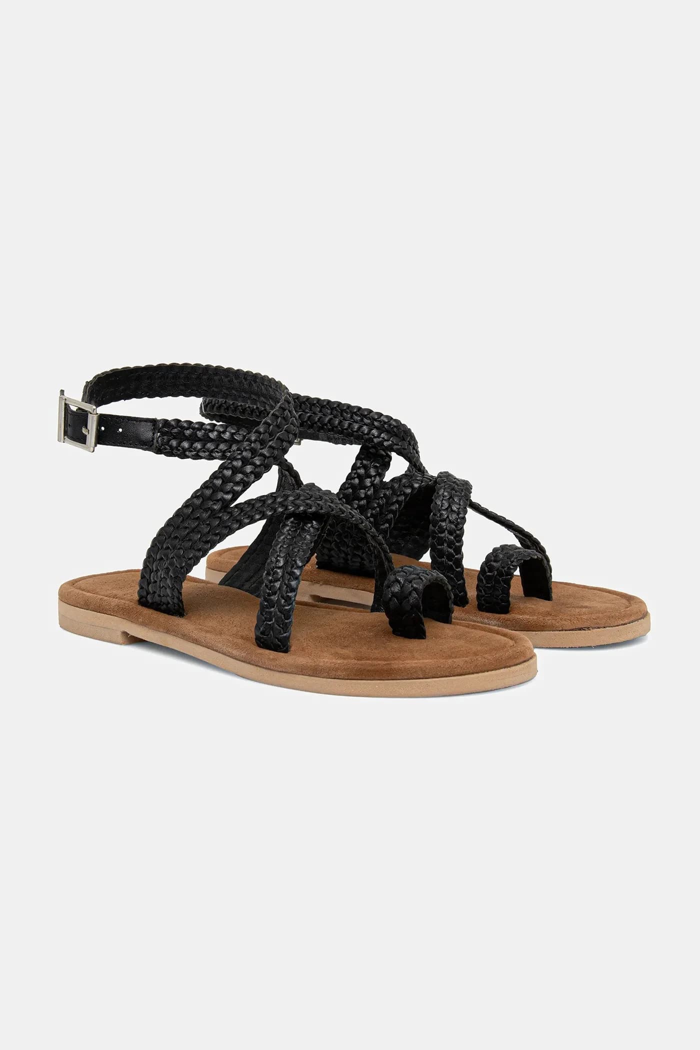 Кожаные сандалии