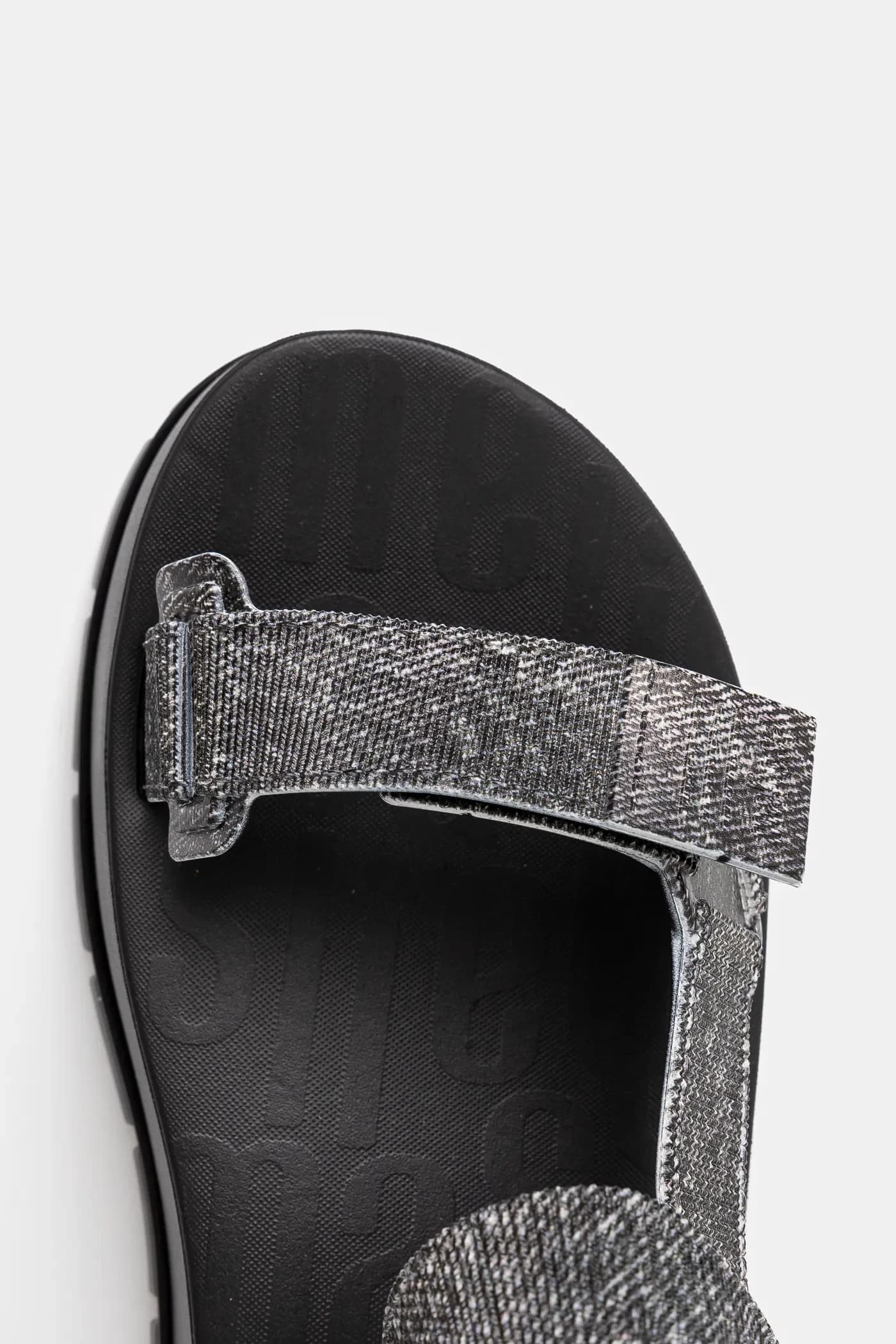 Сандалии FLOWING PLATFORM DENIM - фото 4