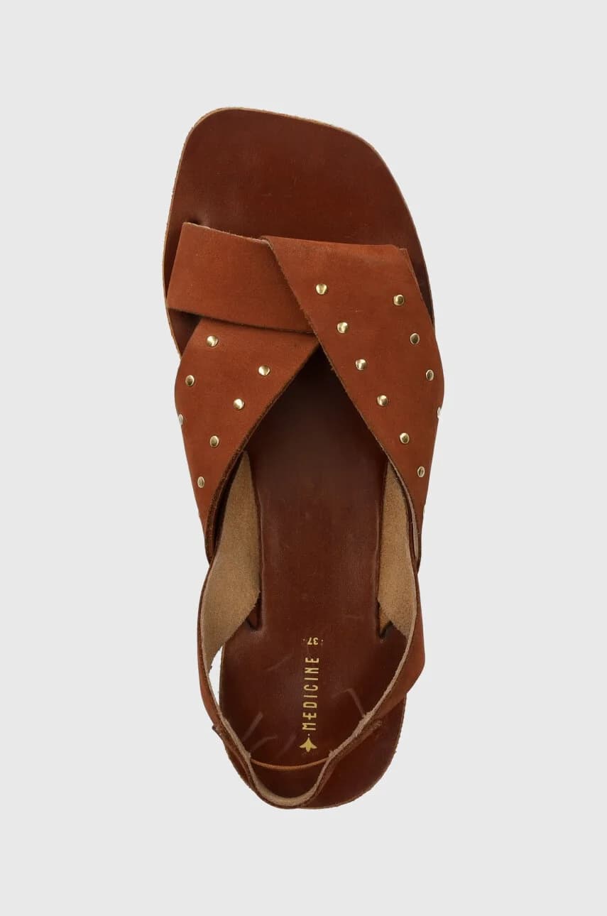 Кожаные сандалии - фото 5