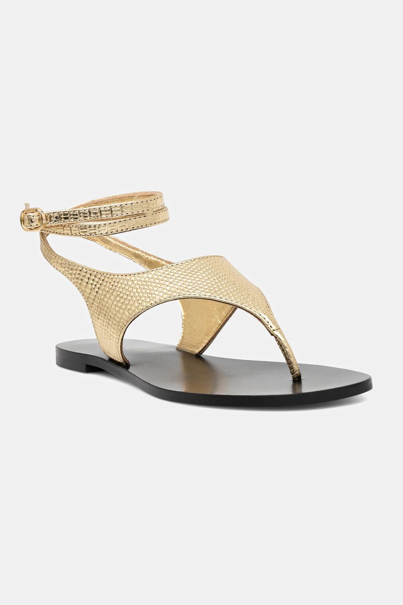 Кожаные сандалии