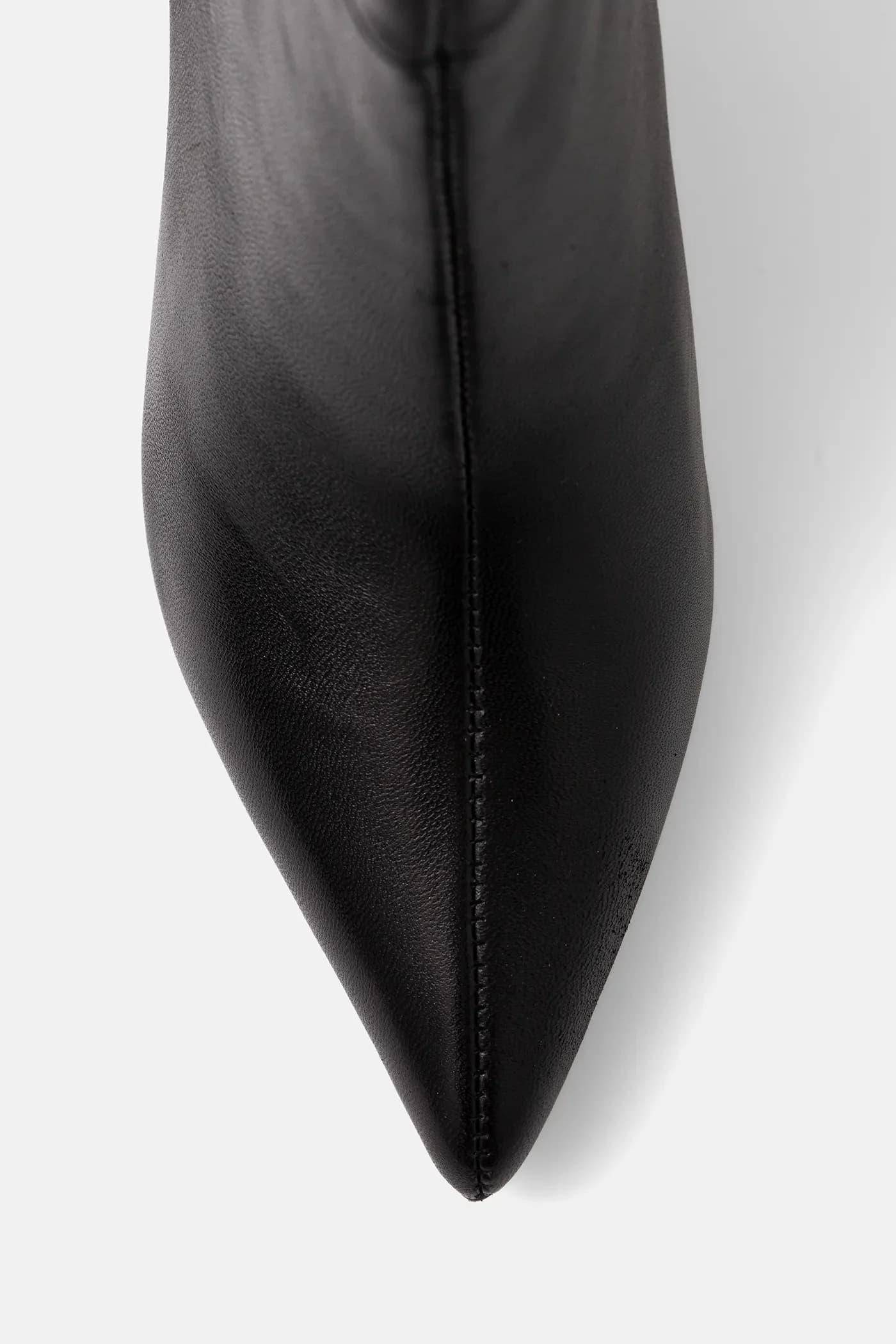 Лавановые кожаные ботинки - фото 4