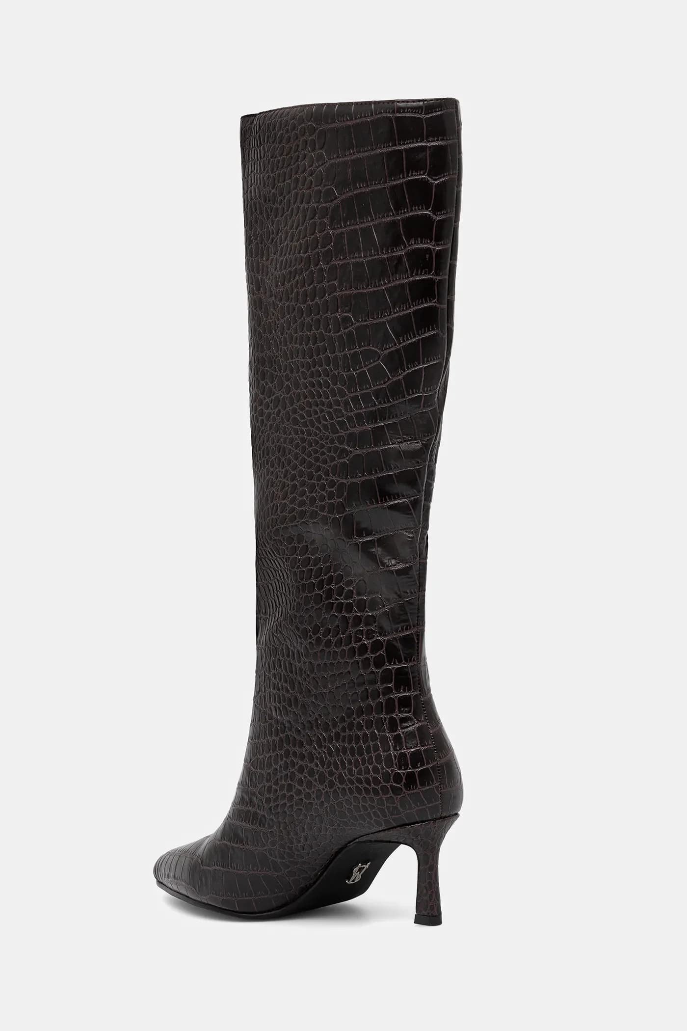 Лавановые кожаные ботинки - фото 3