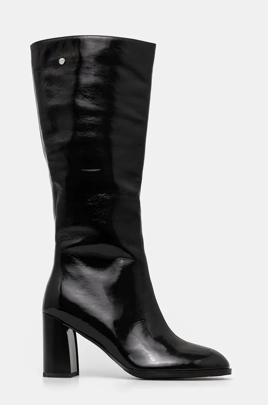 Кожаные сапоги - фото 2