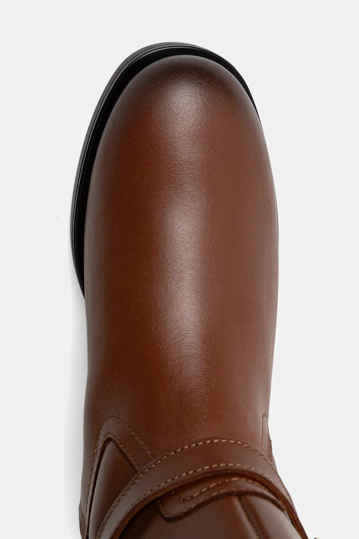 Кожаные ботинки TH BUCKLE RIDING LTHR LONG BOOT - фото 4