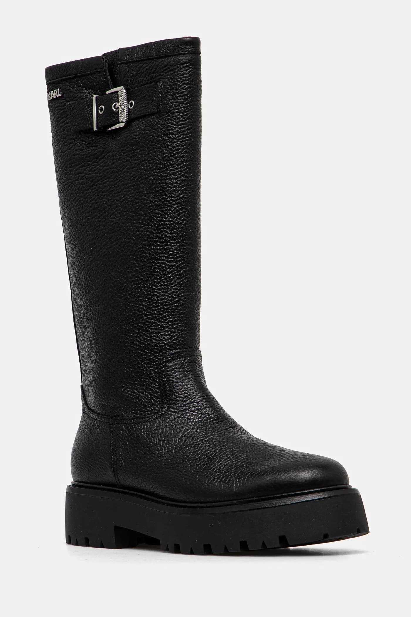 Кожаные ботинки BURLY BIKER