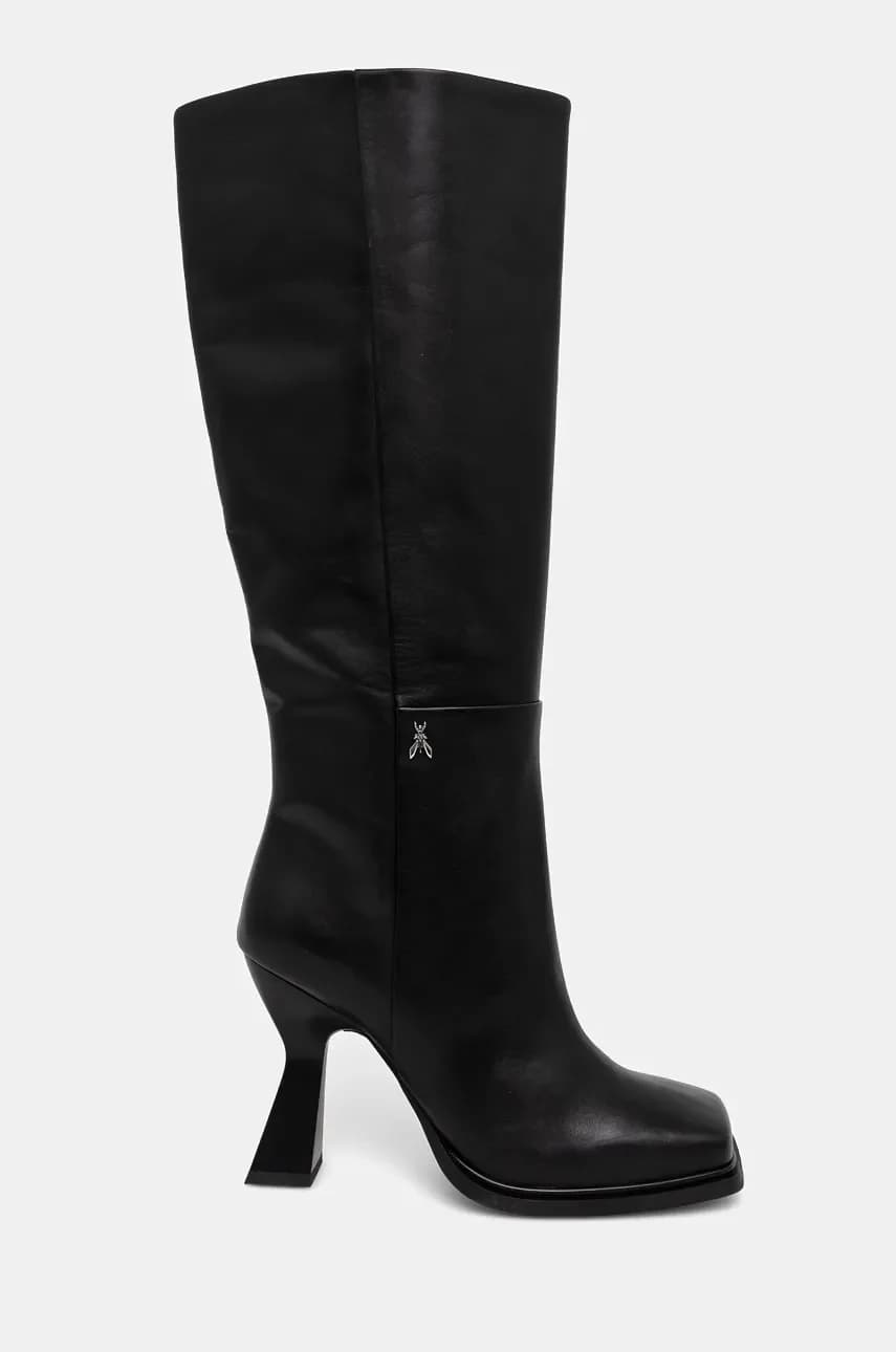 Кожаные сапоги