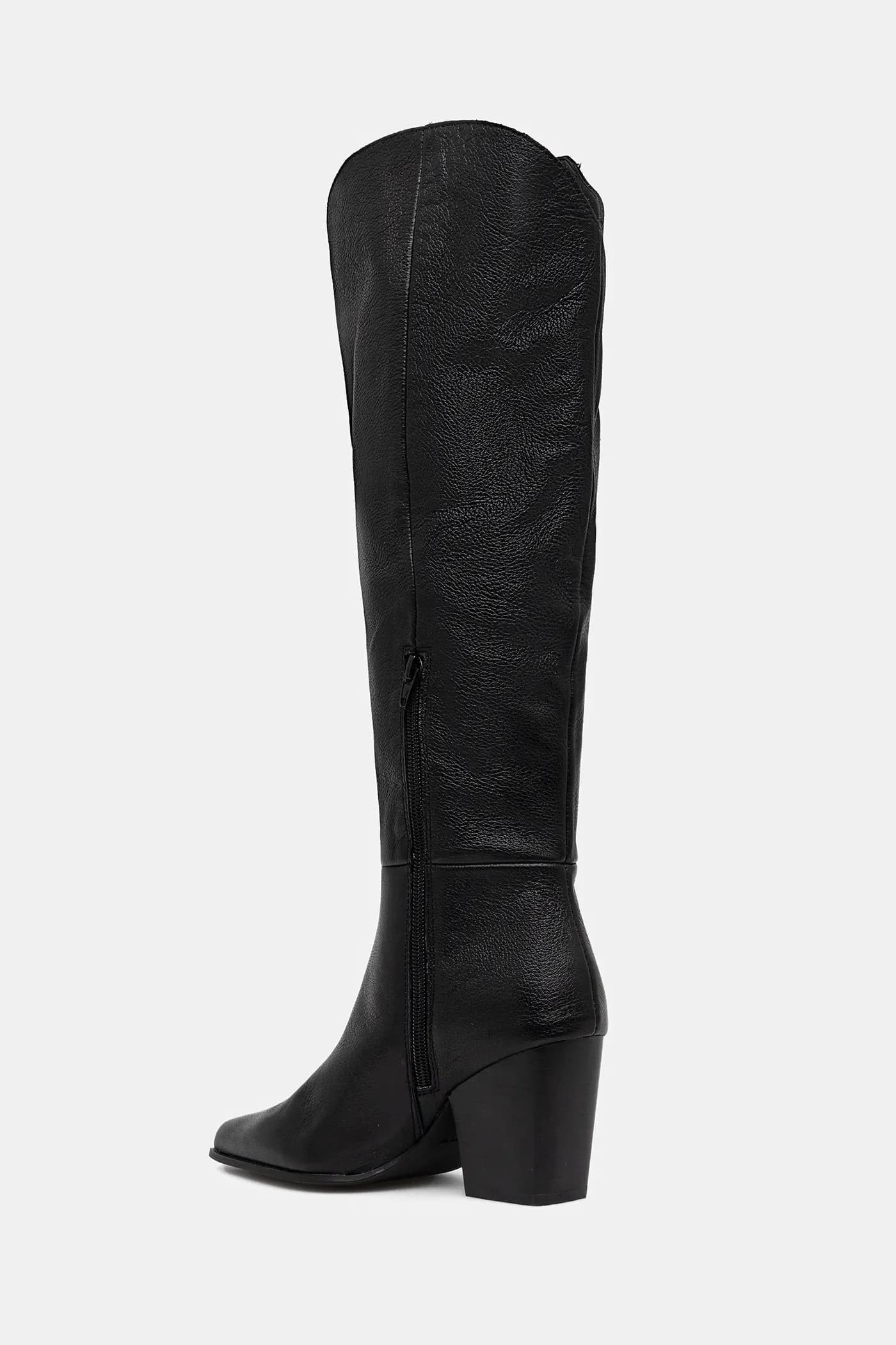 Кожаные ботинки KAELY - фото 3