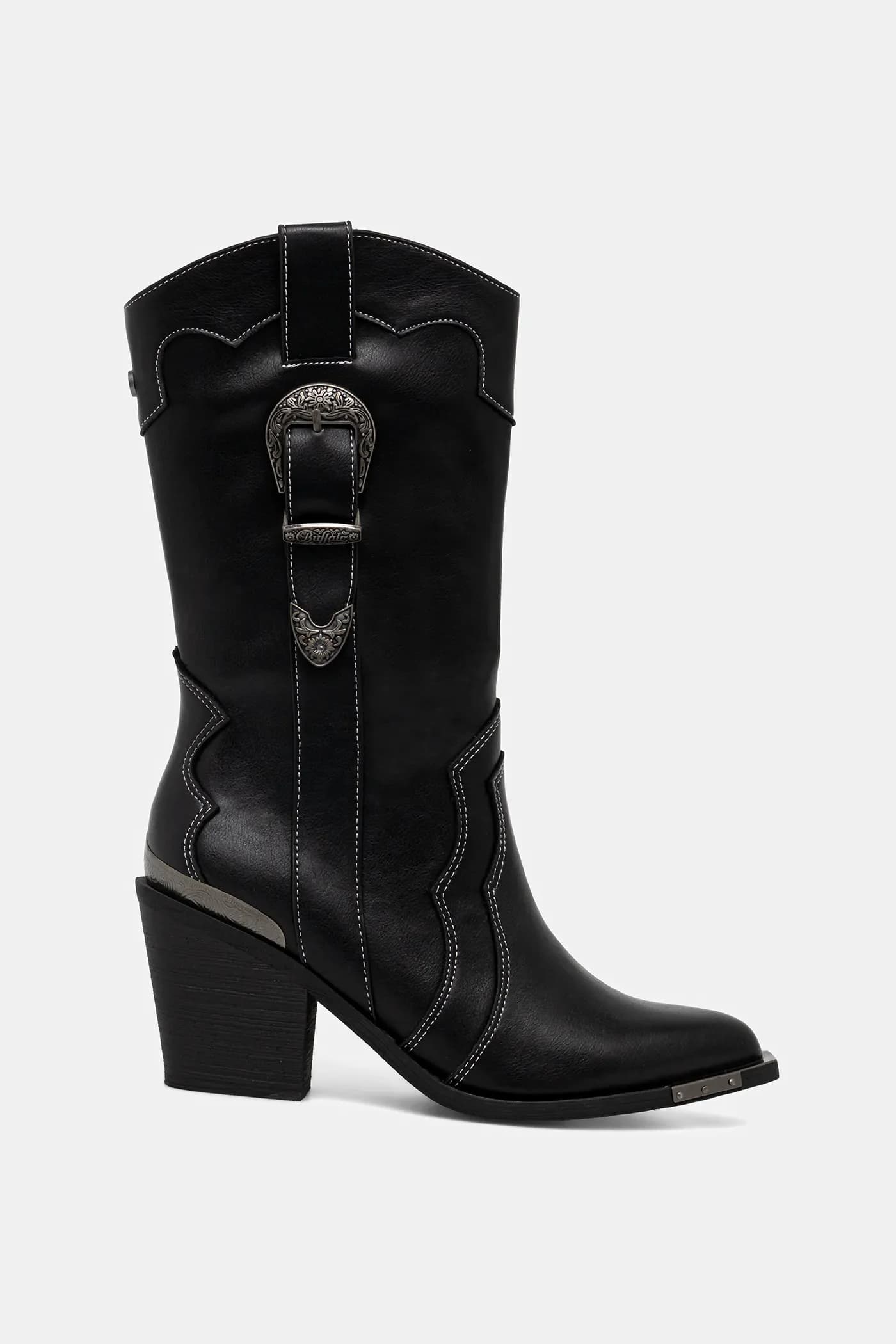 Ковбойские сапоги с пряжкой West Bootie - фото 2