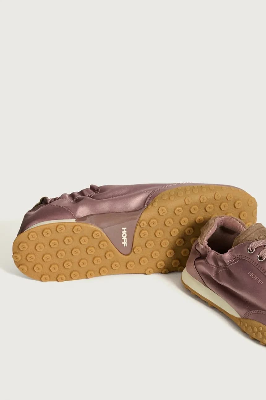 кроссовки BRIDGE SATIN BROWN - фото 4