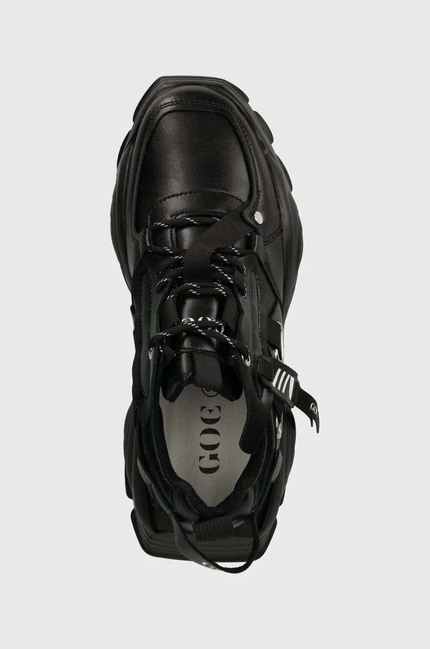 Кожаные кроссовки - фото 4