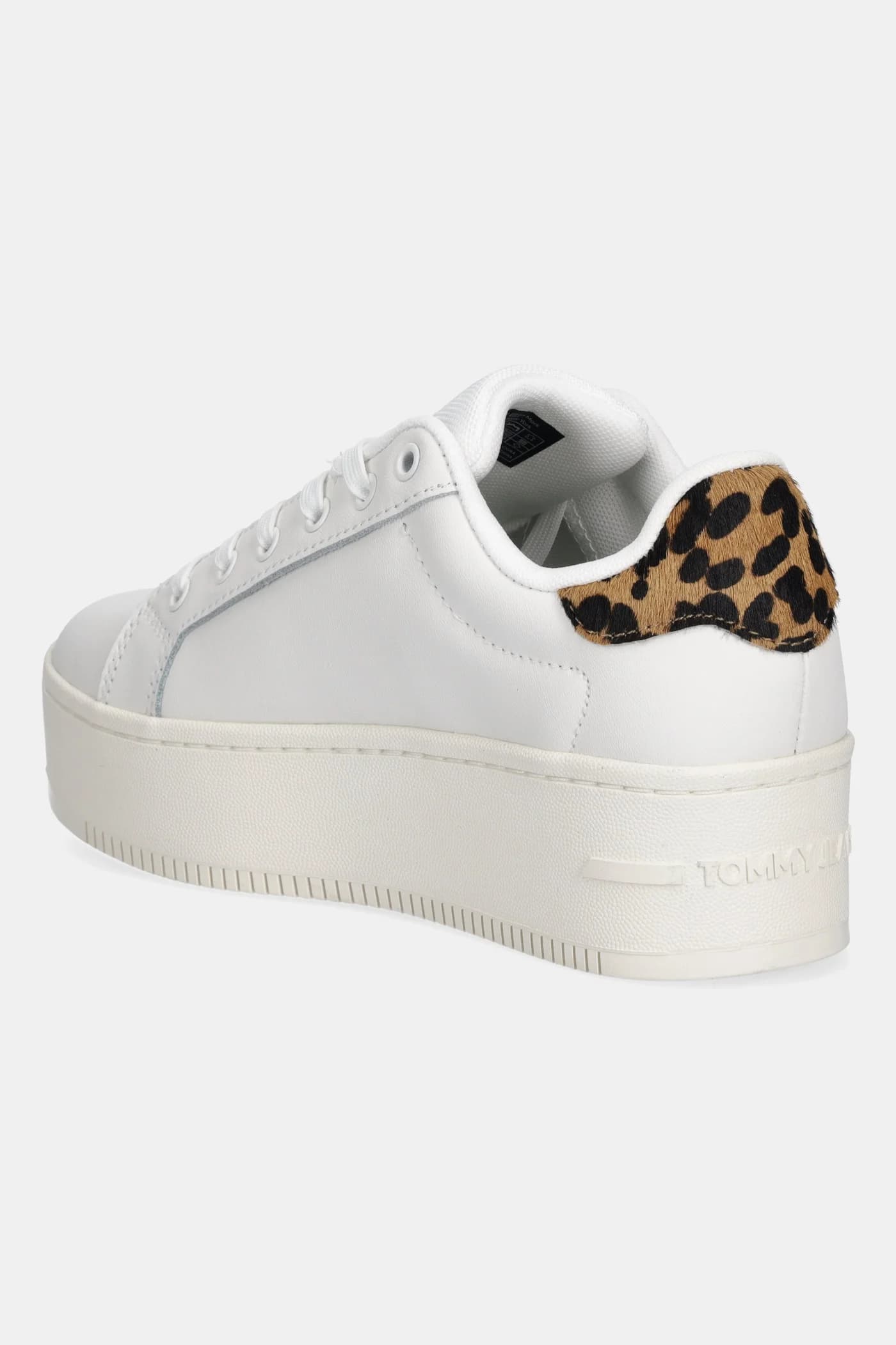 кроссовки TJW FLATFORM LEOPARD SNEAKER кожаные - фото 3