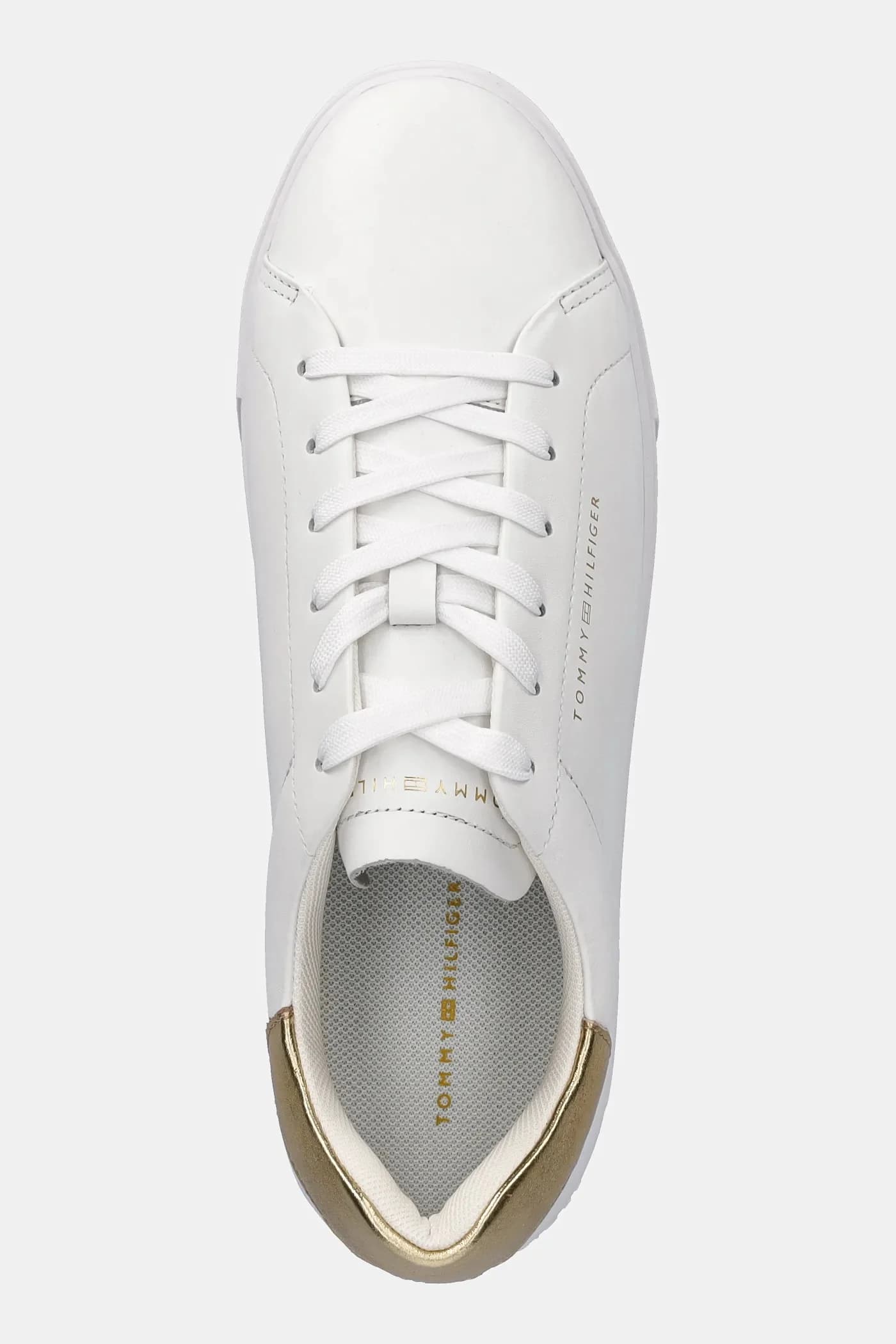 кожаные кроссовки ESSENTIAL PLATFORM COURT SNEAKER - фото 4