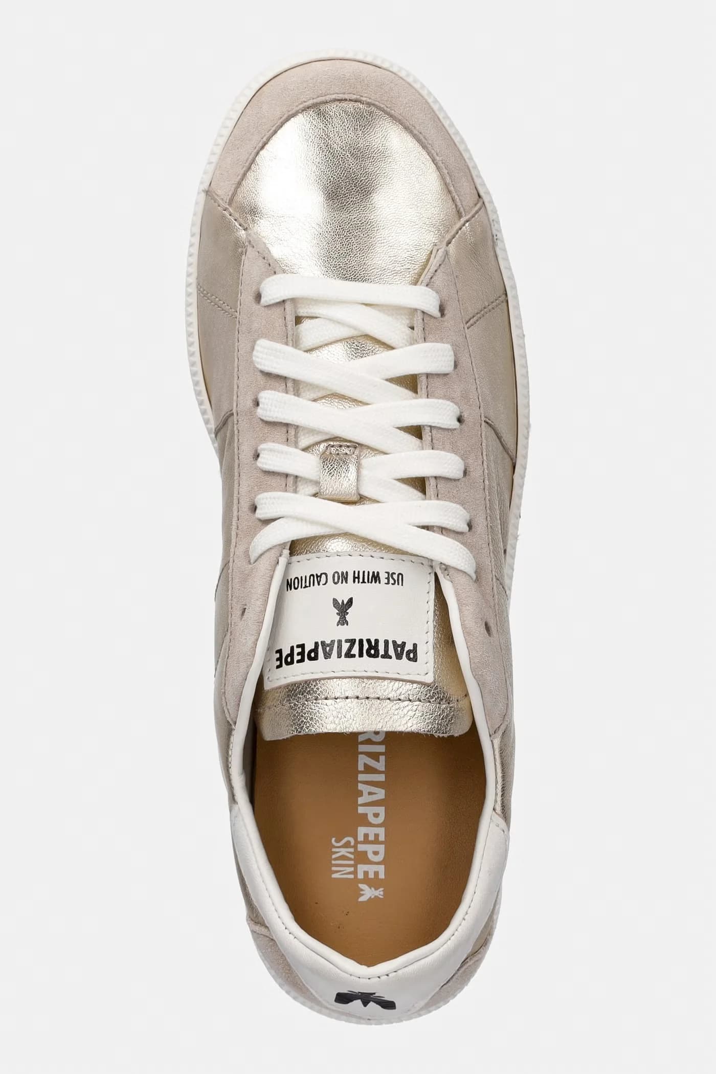 Кожаные кроссовки - фото 4