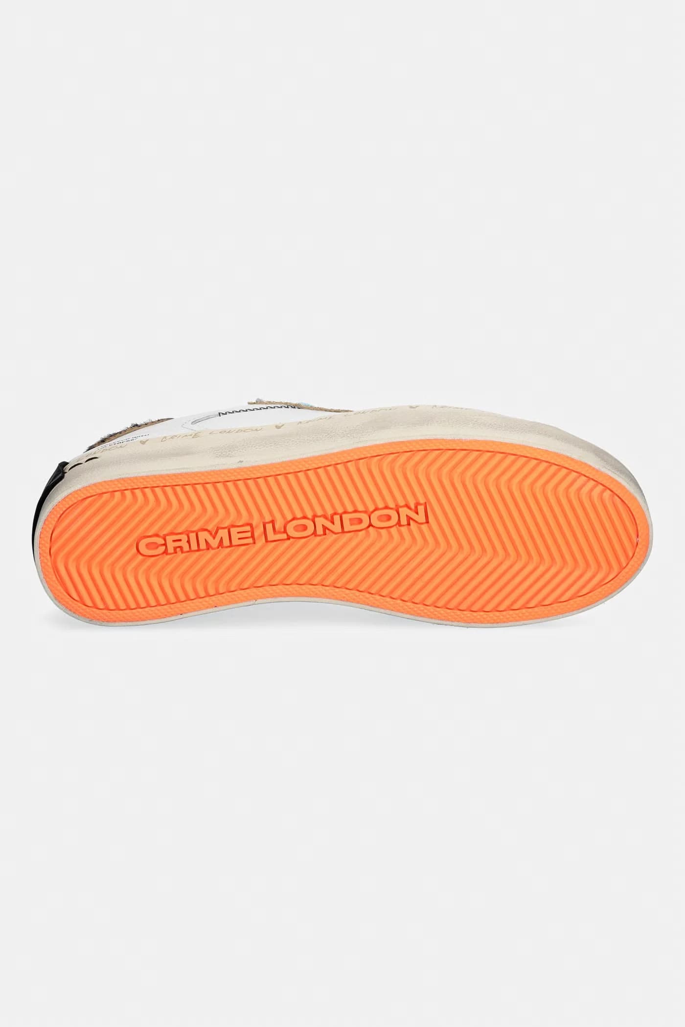 кожаные кроссовки DISTRESSED PLATFORM - фото 5