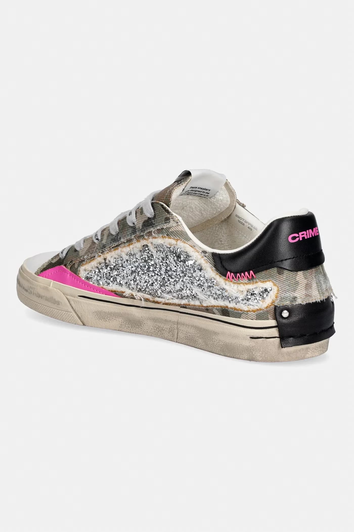 кроссовки DISTRESSED PLATFORM - фото 3