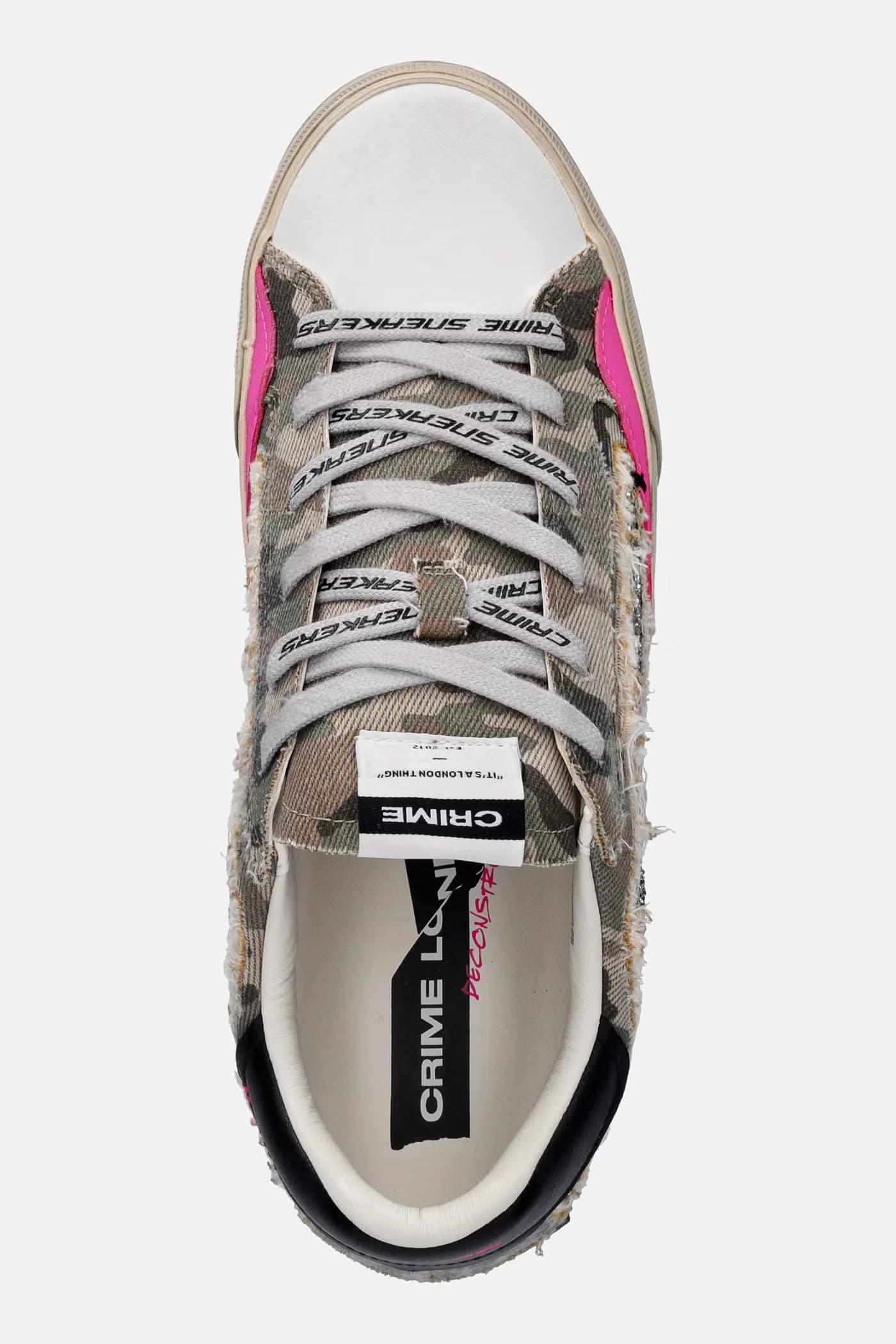 кроссовки DISTRESSED PLATFORM - фото 4