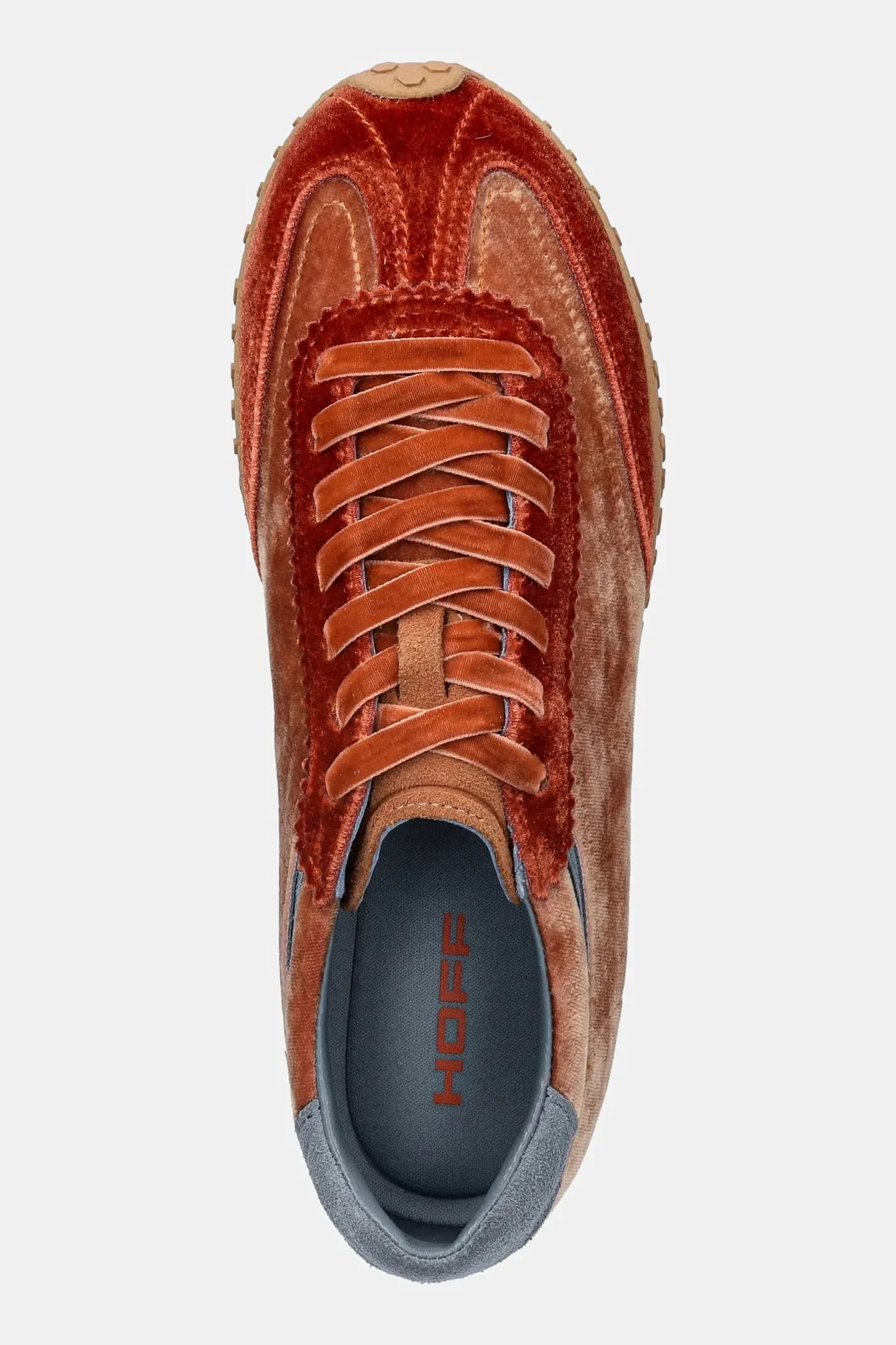 кроссовки BRIDGE VELVET ORANGE - фото 4