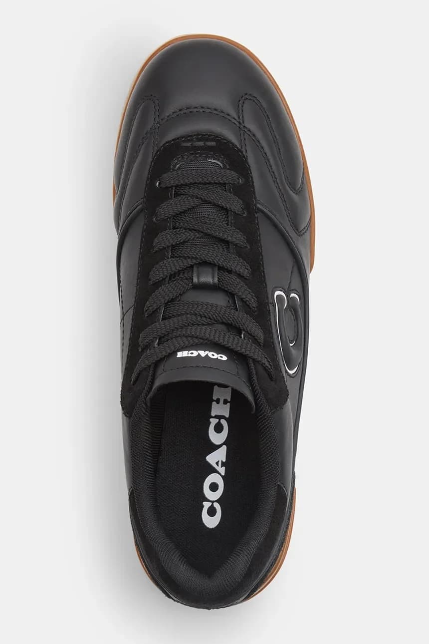 Coach Кожаные кроссовки в тон - фото 6