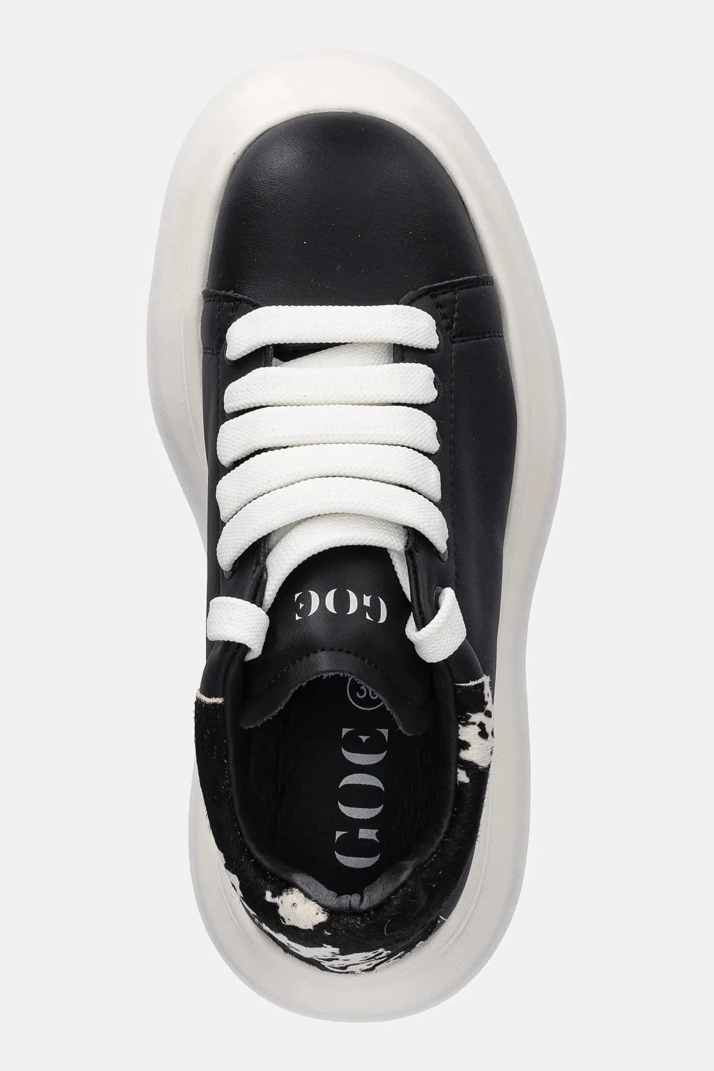 Кожаные кроссовки - фото 4