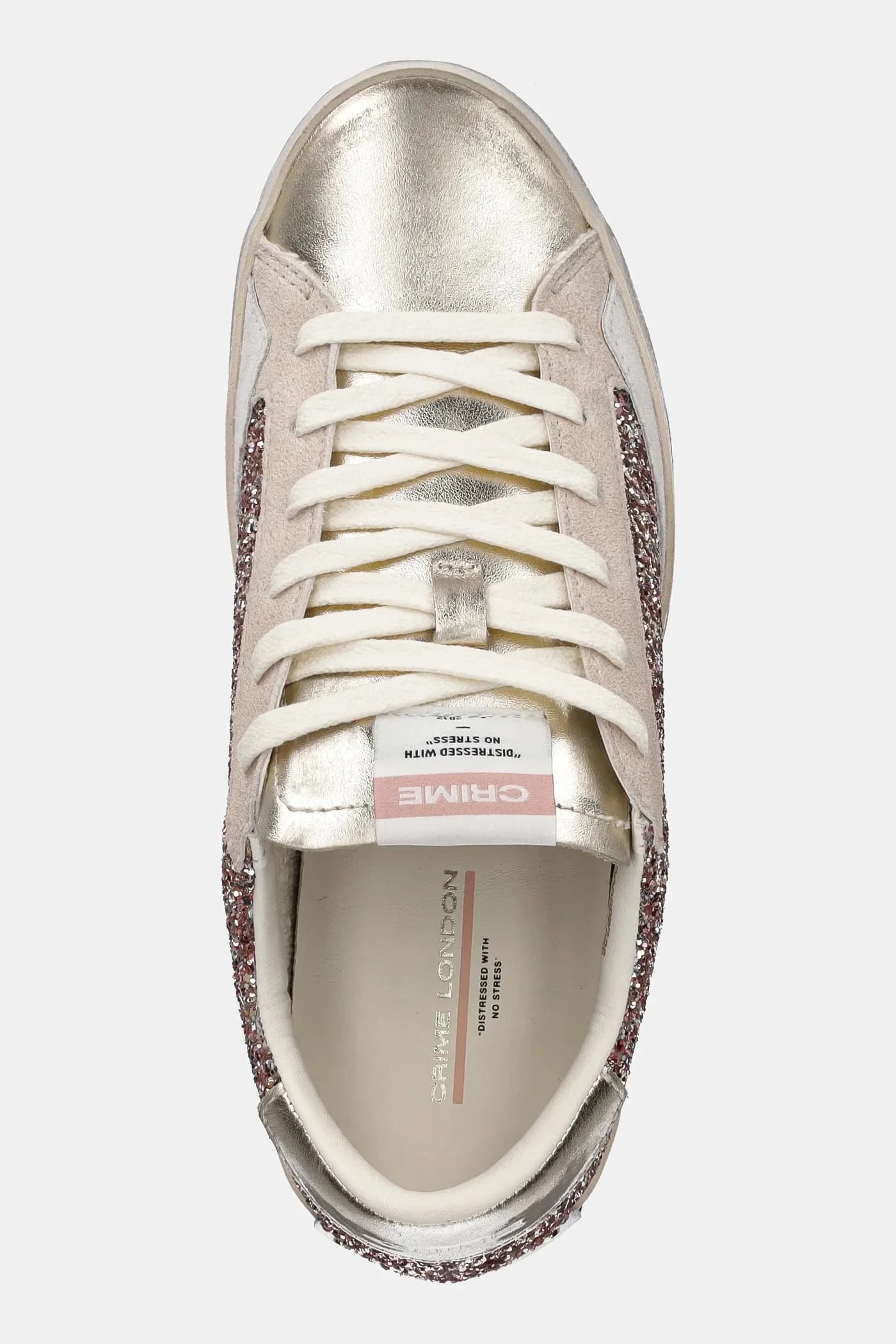 кожаные кроссовки DISTRESSED - фото 4