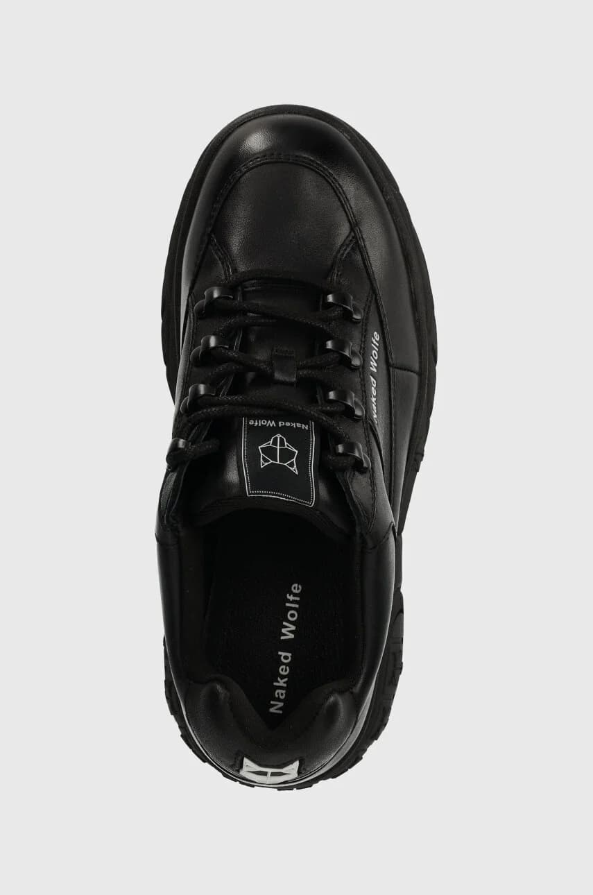 Спортивные кожаные кроссовки - фото 4