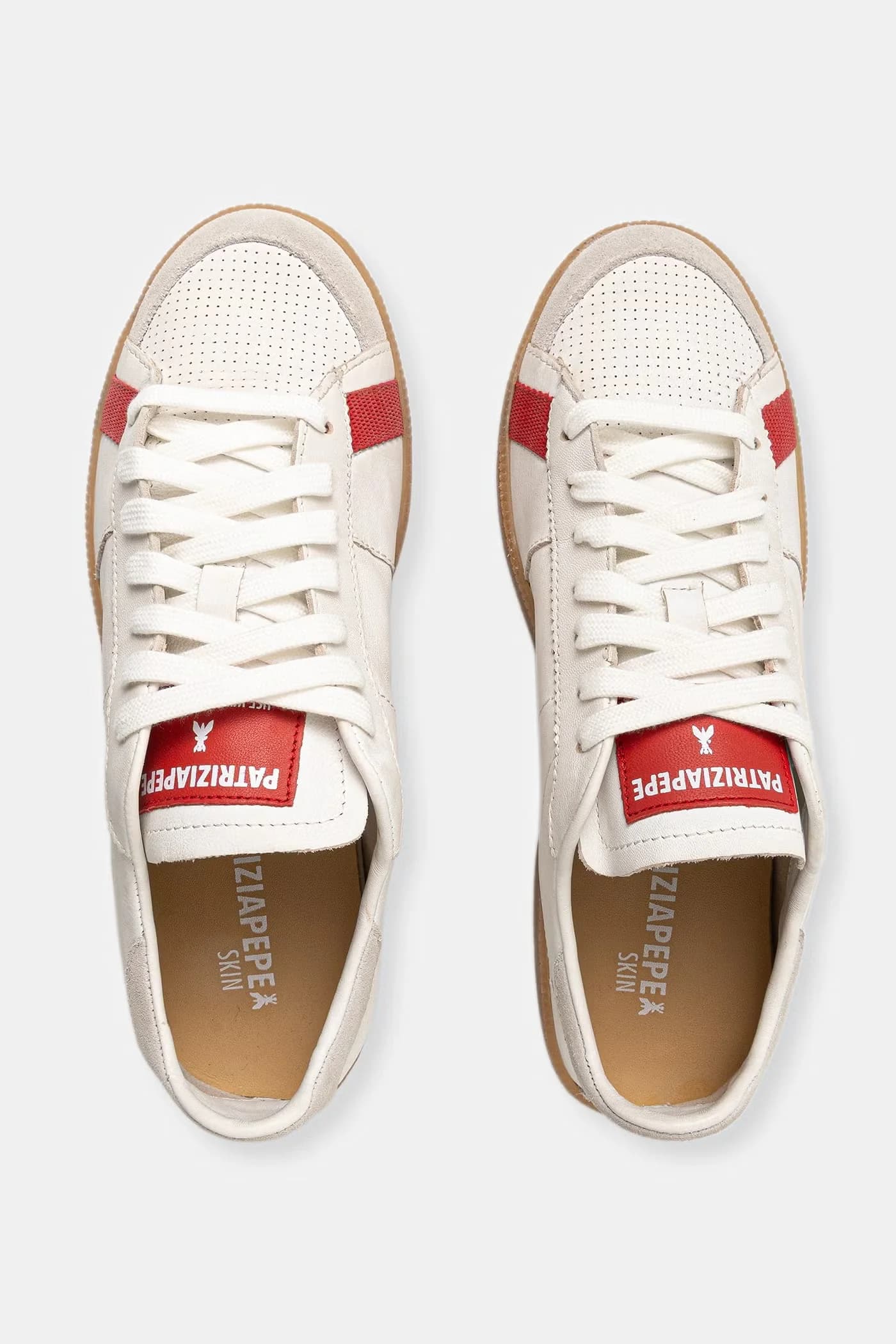 Кожаные кроссовки - фото 4