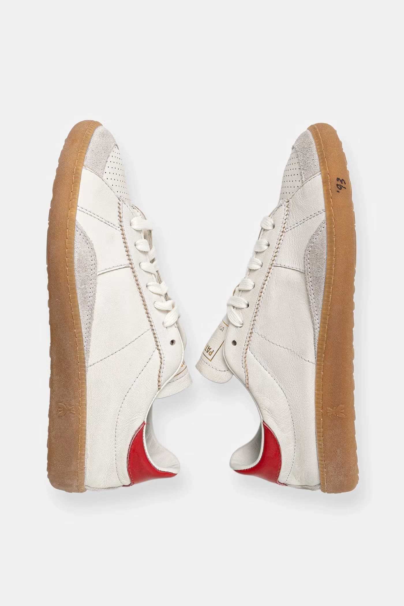 Кожаные кроссовки - фото 5