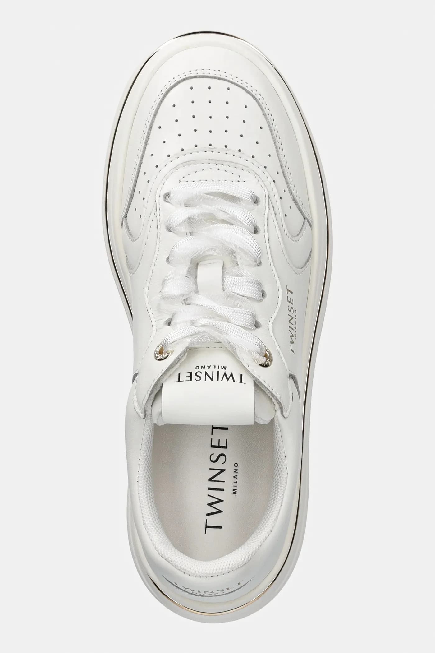 Кожаные кроссовки - фото 4