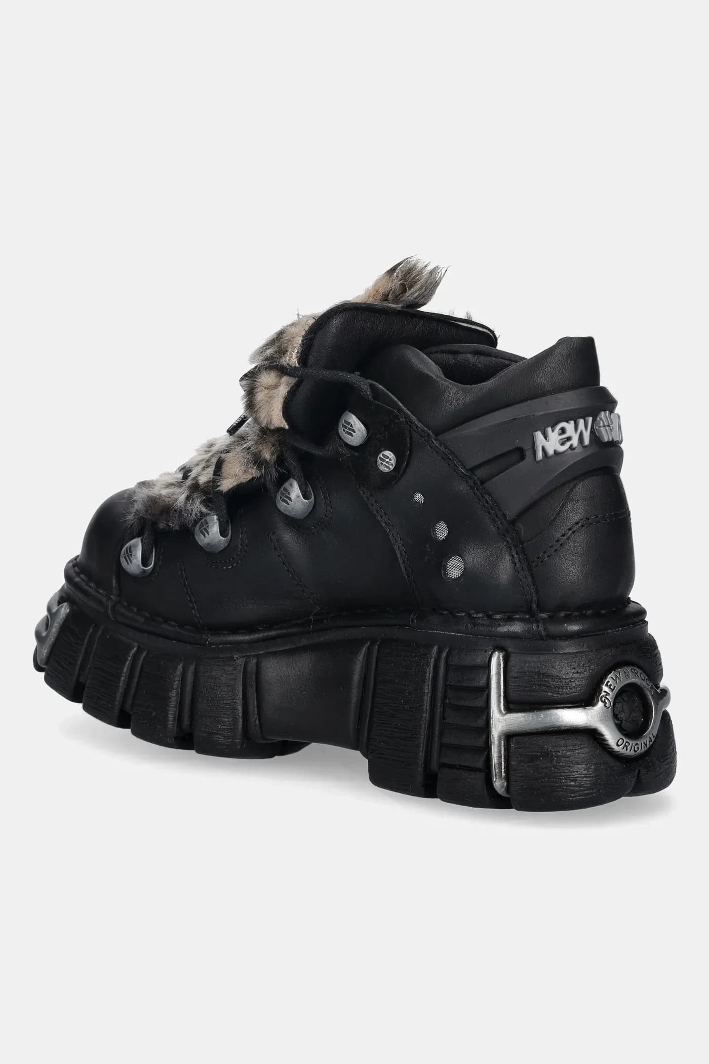 Кожаные кроссовки M-106NPELO-C1 CRUST NEGRO - фото 3