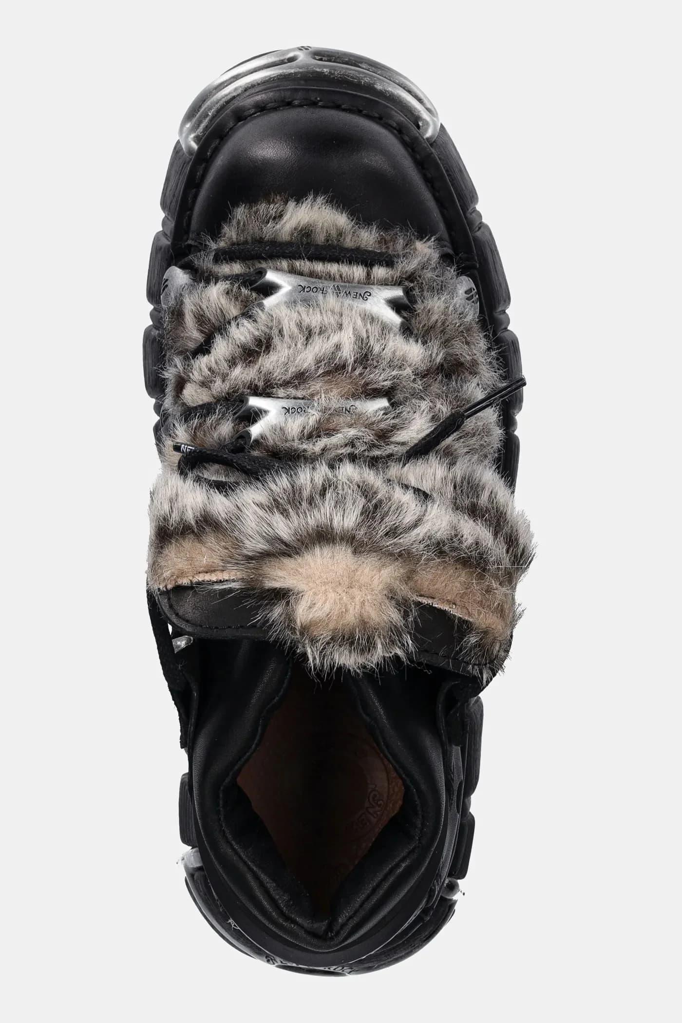 Кожаные кроссовки M-106NPELO-C1 CRUST NEGRO - фото 4