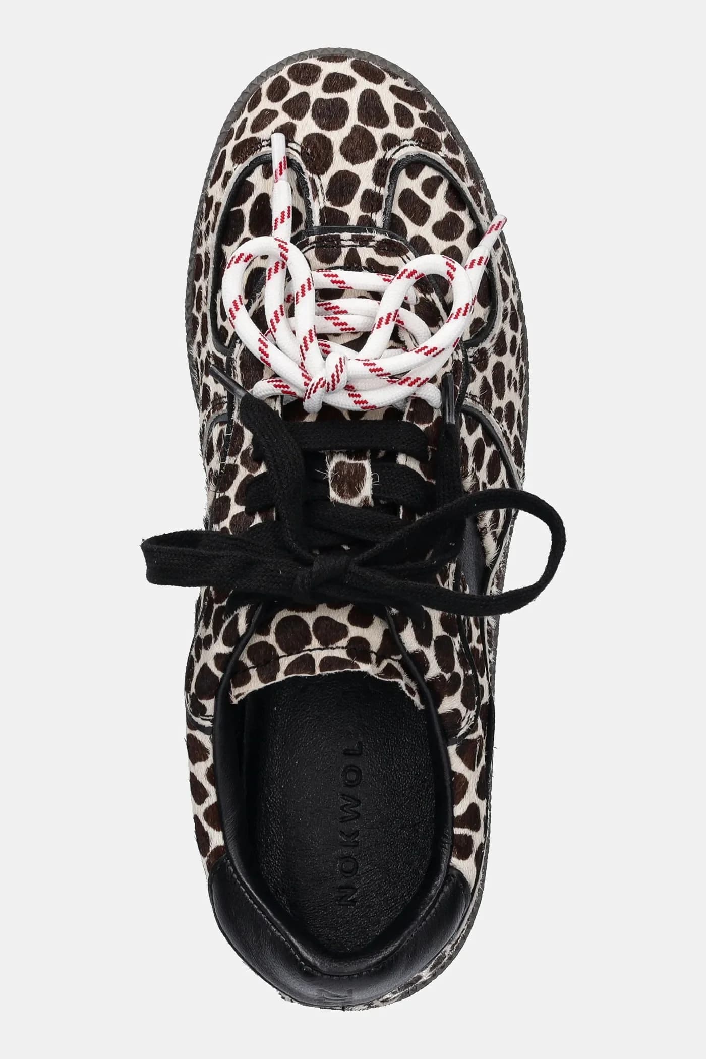 кожаные кроссовки August - фото 4