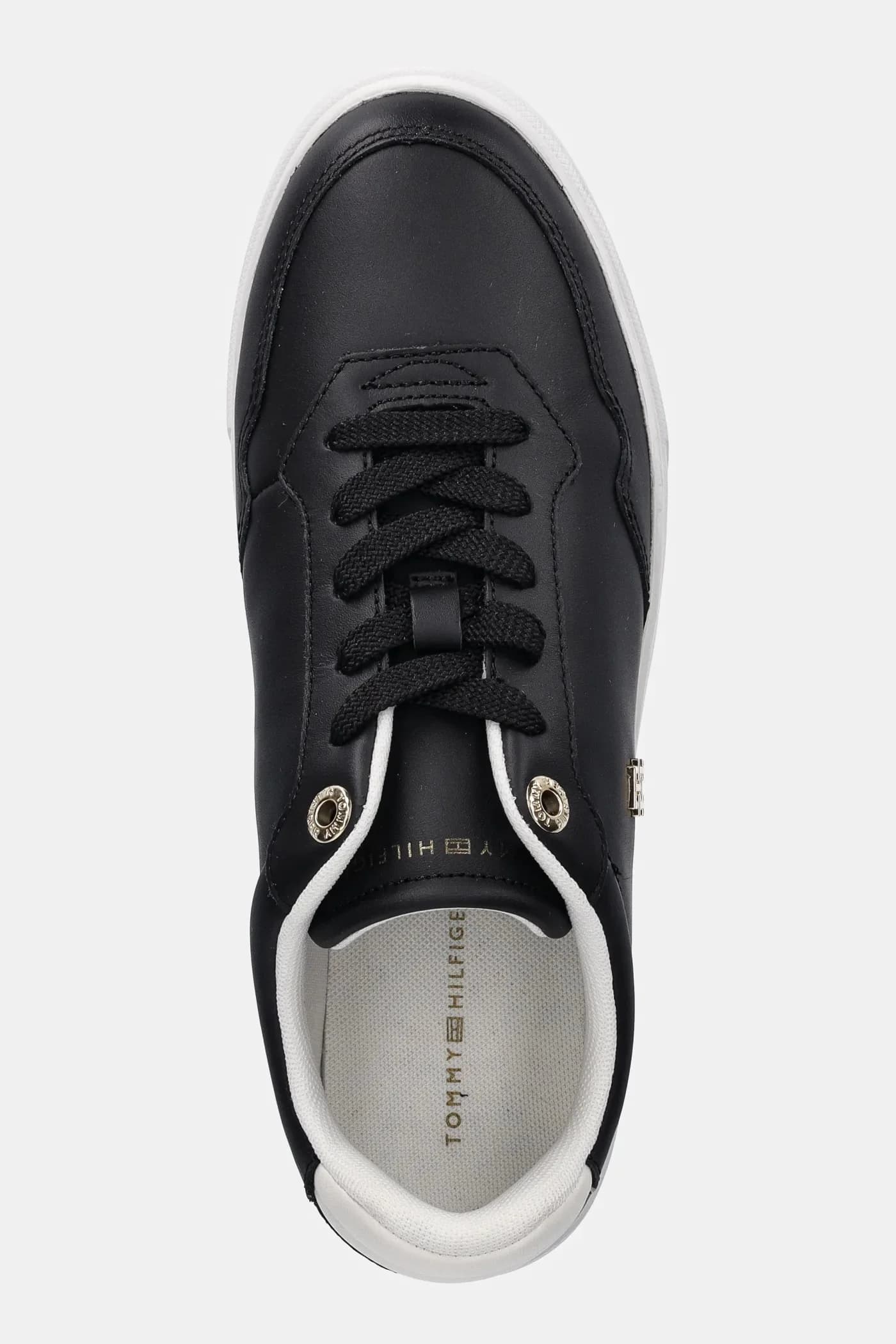 кожаные кроссовки ESSENTIAL ELEVATED COURT SNEAKER - фото 4