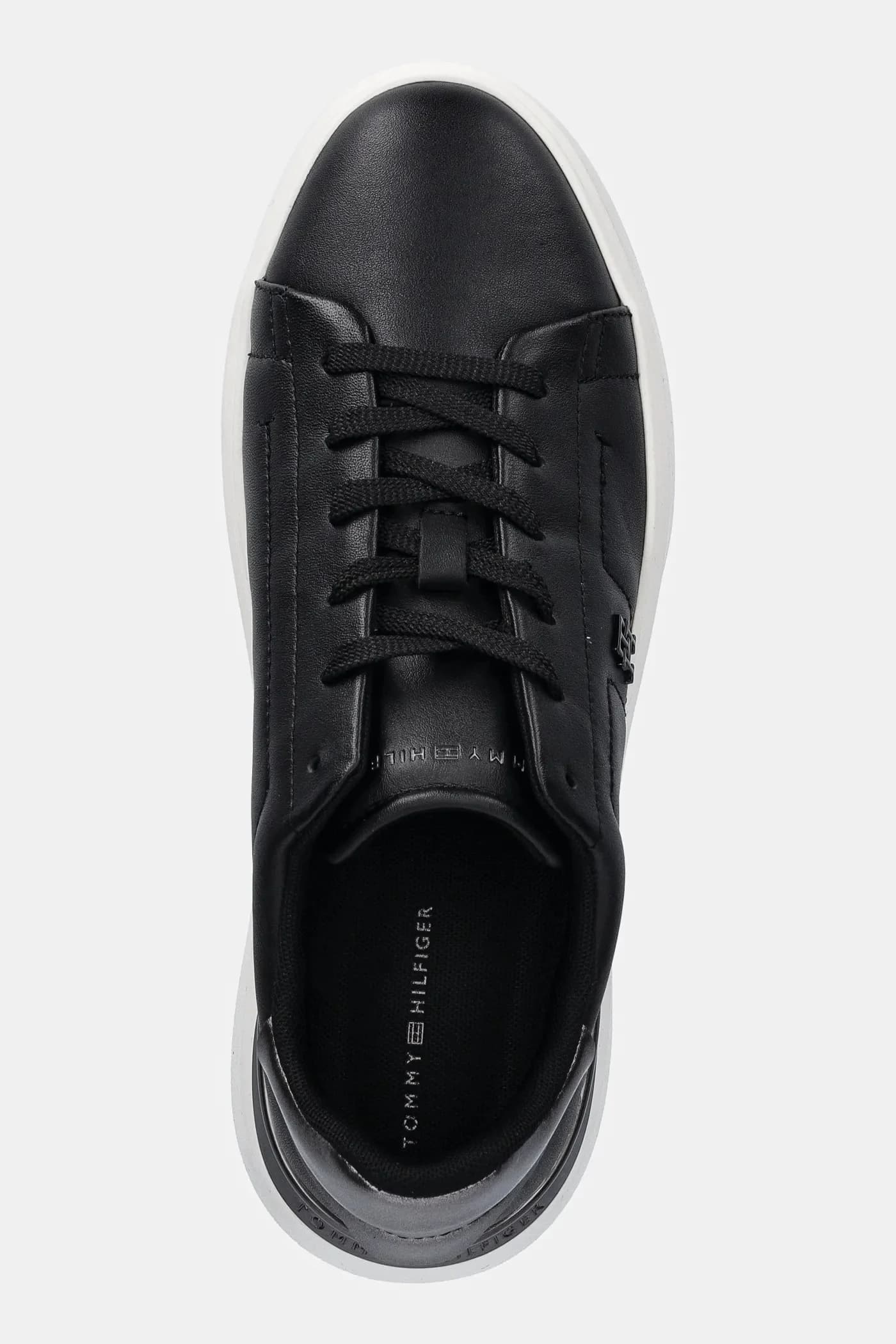 Кожаные кроссовки CHIC PLATFORM SNEAKER GOLD - фото 4