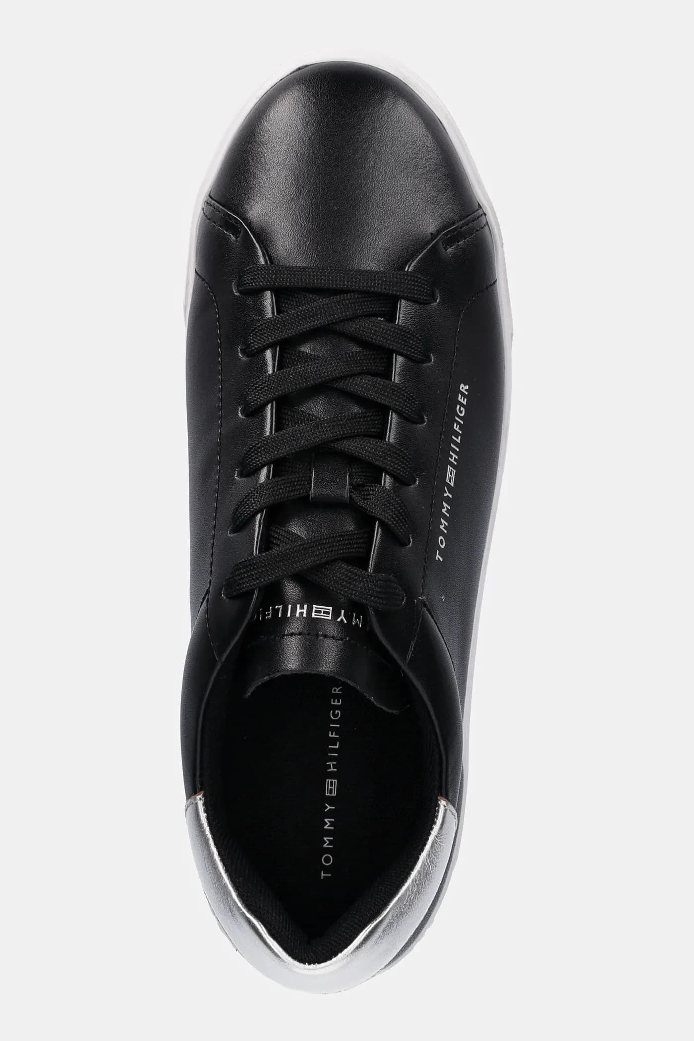 кожаные кроссовки ESSENTIAL PLATFORM COURT SNEAKER - фото 4