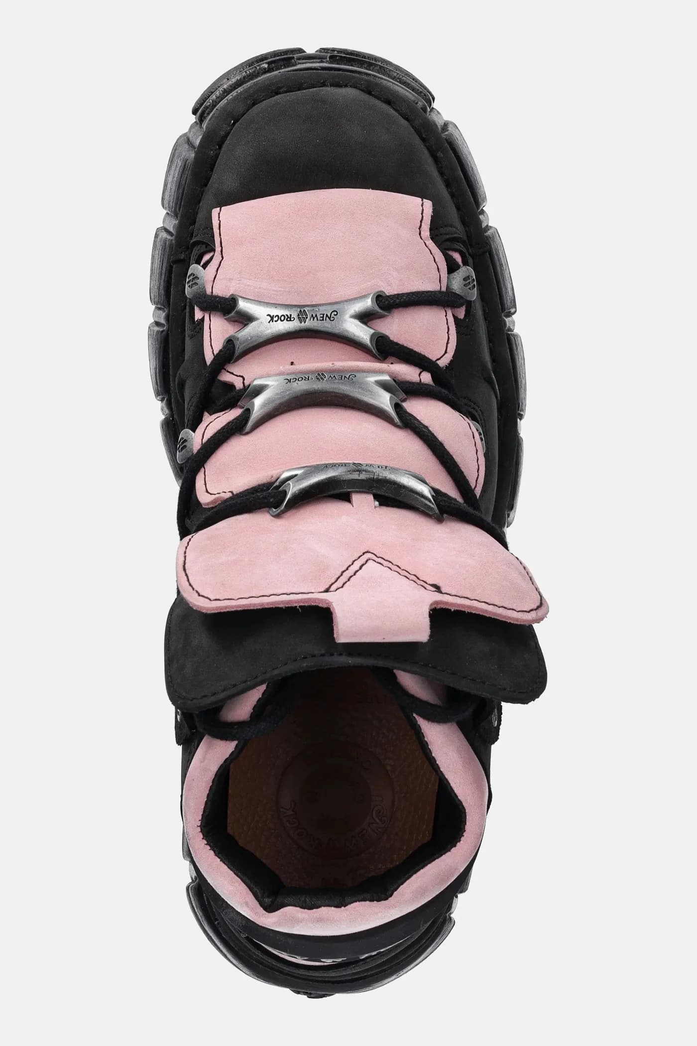 Кроссовки Nobuck Negro + Nobuck Rosa + Tower Negro из нубука - фото 4