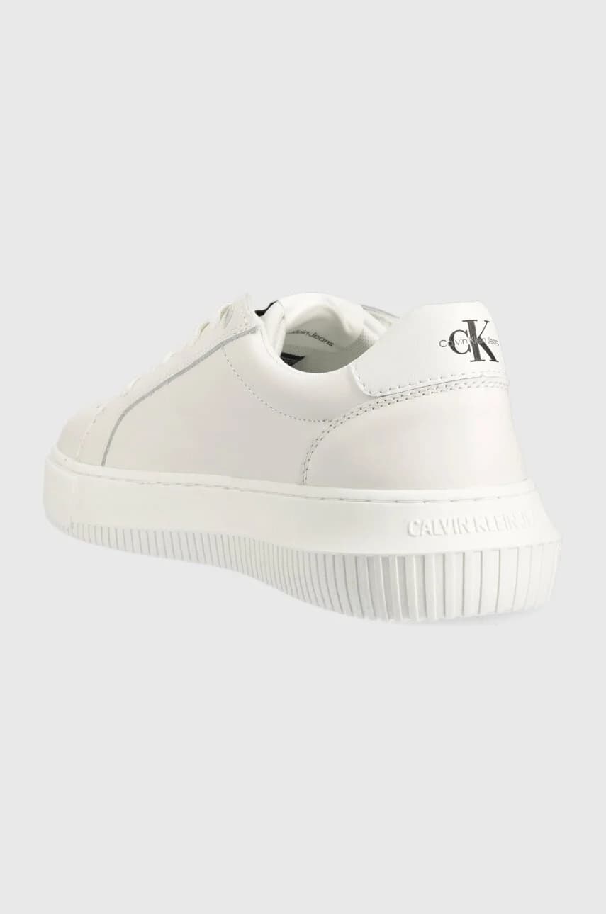 Кожаные кроссовки YW0YW00823 CHUNKY CUPSOLE MONOLOGO W - фото 3