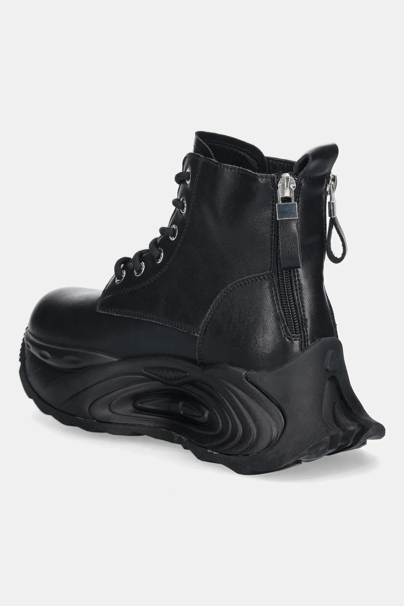 Кожаные кроссовки - фото 3