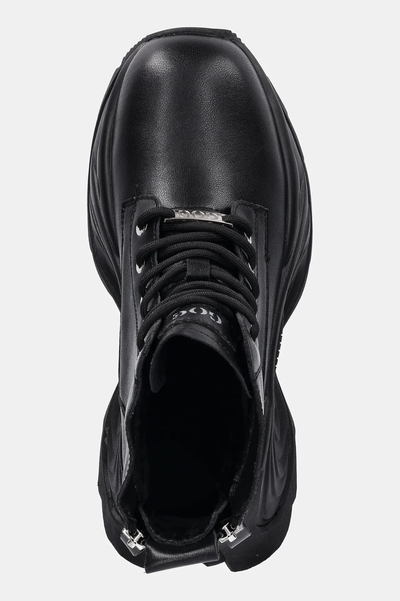 Кожаные кроссовки - фото 4