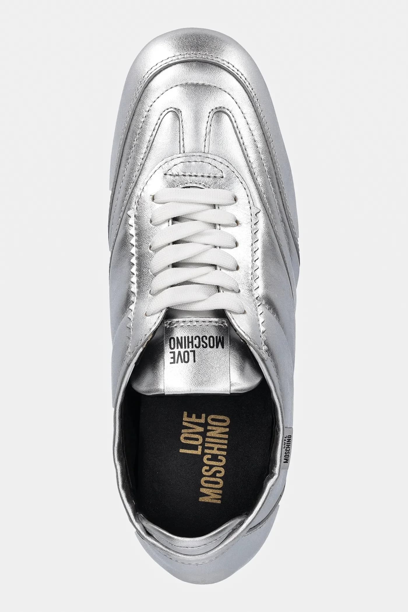 Кожаные кроссовки - фото 4