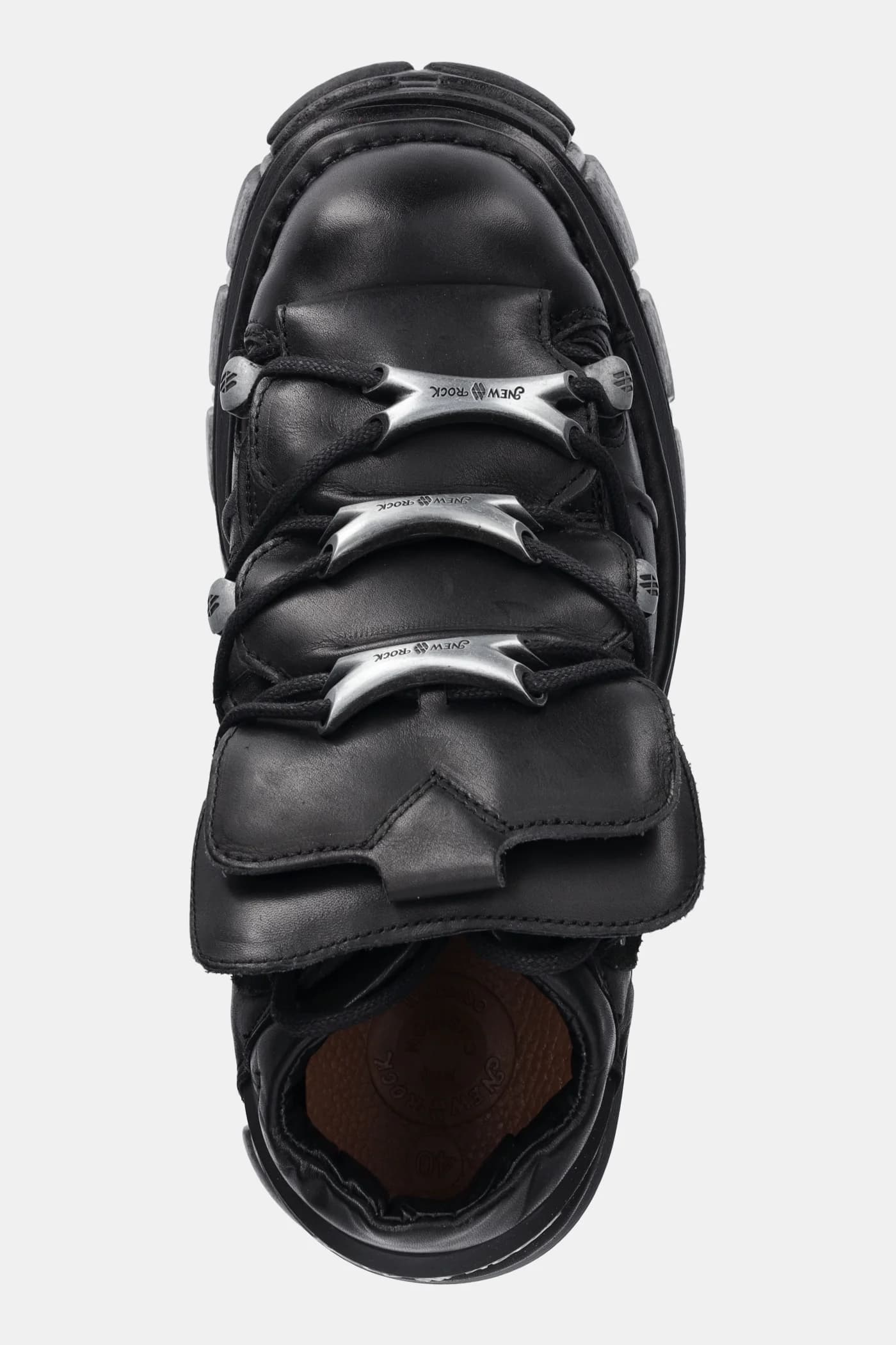 Кожаные кроссовки - фото 4